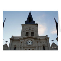 SAINT LOUIS CATHEDRAL, S Cyr Greeting Card