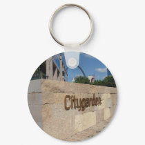 Saint Louis City Garden - St. Louis Love keychains by WebJug Saint Louis City Garden - St. Louis Love keychains