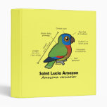 Saint Lucia Amazon Statistics 3 Ring Binders