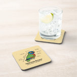 Saint Lucia Amazon Statistics Beverage Coaster