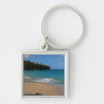 Saint Lucia Beach Keychain