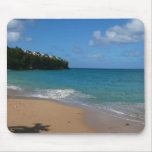 Saint Lucia Beach Tropical Vacation Landscape Mouse Pad