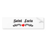 Saint Lucia Bumper Stickers