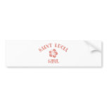 SAINT LUCIA BUMPER STICKER
