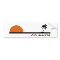 Saint Lucia Bumper Stickers