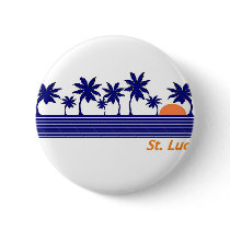 Saint Lucia Pinback Button