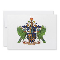 Saint Lucía Coat of Arms Announcement