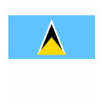 Saint Lucia Flag + Map Spaghetti Top