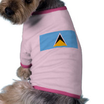 Saint Lucia Flag pet clothing by coolcountry Saint Lucia Flag pet clothing