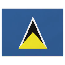 Saint Lucia Flag flyers by flagshirts Saint Lucia Flag flyers