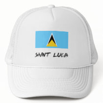 Saint Lucia Flag hats by flagshirt Saint Lucia Flag hats