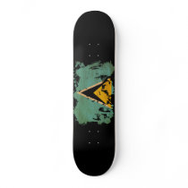 Saint Lucia Flag Skateboard