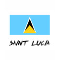 Saint Lucia Flag shirt