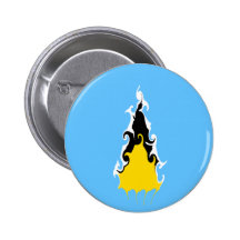 Saint Lucia Gnarly Flag Buttons