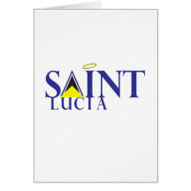 SAINT LUCIA GREETING CARD