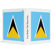 Saint Lucia High quality Flag Vinyl Binders