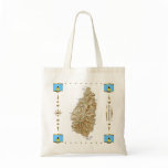Saint Lucia Map + Flags Bag