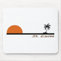 Saint Lucia Mouse Pad
