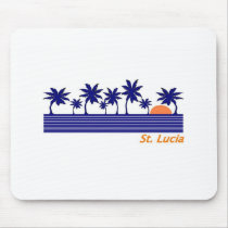 Saint Lucia Mouse Pad