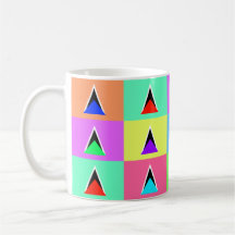 Saint Lucia Multihue Flags Mug
