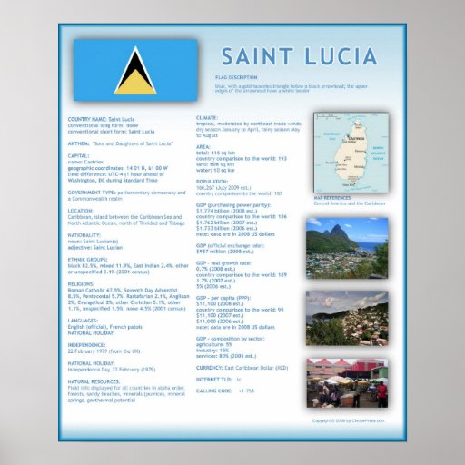 Saint Lucia Poster