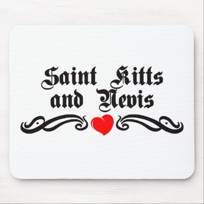 Saint Lucia Tattoo Style Mouse Pad by repofcountries