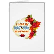 Saint Lucian Boyfriend Design Cards