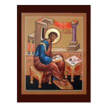 Saint Luke the Evangelist Prayer Card Post Cards