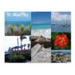 Saint Maarten Photo Collage by Khoncepts Post Cards