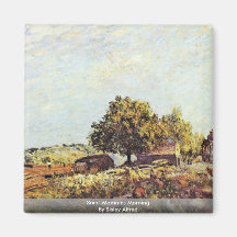 Saint-Mammès Morning By Sisley Alfred Magnets