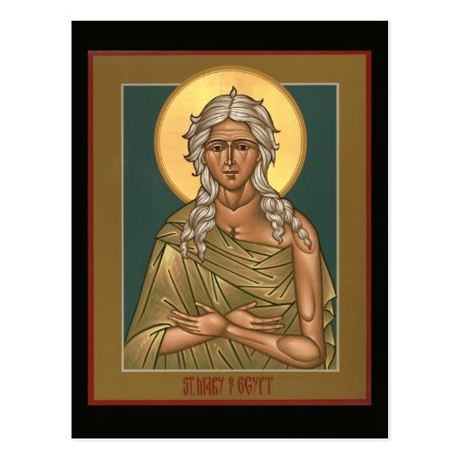 Saint Mary of Egypt Prayer Card Post Cards