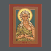 Saint Mary of Egypt Prayer Card postcards