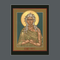 Saint Mary of Egypt Prayer Card postcards