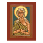Saint Mary of Egypt Prayer Card Postcards