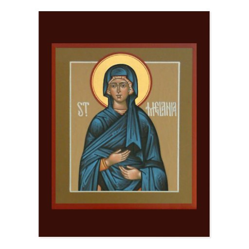 Saint Melania Prayer Card Postcard