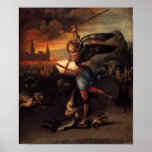Saint Michael And The Dragon Posters