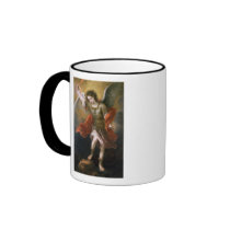 Saint Michael banishes the devil to the abyss Coffee Mugs