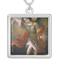 Saint Michael banishes the devil to the abyss Necklace
