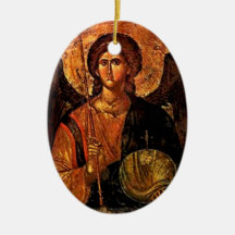 Saint Michael Christmas Tree Ornaments