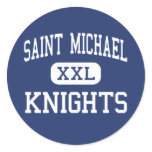 Saint Michael - Knights - High - Albertville Stickers