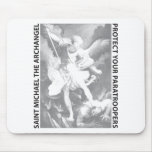 Saint Michael Paratrooper Mousepad