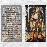 Saint Michael (stained glass) by Burne Jones Business Card Template
