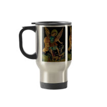 Saint Michael The Archangel mugs by AngelasFocusedOnYou Saint Michael The Archangel mugs