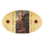 SAINT MICHAEL VANGUISHING SATAN STICKERS