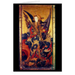 Saint Michael Vanguishing the Devil Greeting Cards