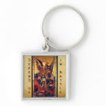 Saint Michael Vanquishing the Devil Keychains