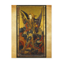 Saint Michael Vanquishing the Devil Post Card