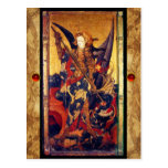 Saint Michael Vanquishing the Devil  Prayer Card Postcards