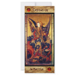 Saint Michael Vanquishing the Devil  Prayer Card Full Color Rack Card