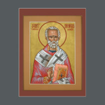 Saint Nicholas Prayer Card postcards